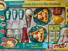 Happy Time Pretend Play Food Pizza Ice Cream Lemon Apple Juice