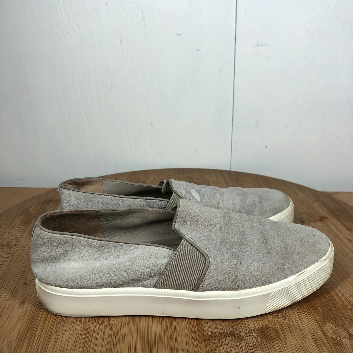 Vince Shoes Womens 5.5 M Blair Loafers Slip On Sneakers Gray  display picture 2