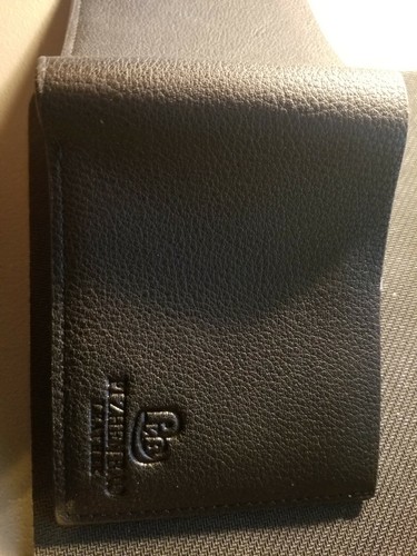 New Mens Pizhenbao Black Leather Wallet smooth texture - Bild 3 von 7