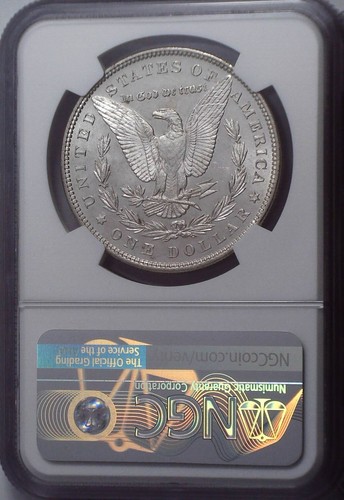 1885 Morgan MS63PL, Bright and shiny, NGC PhotoVision with light and dark Images - Picture 2 of 5