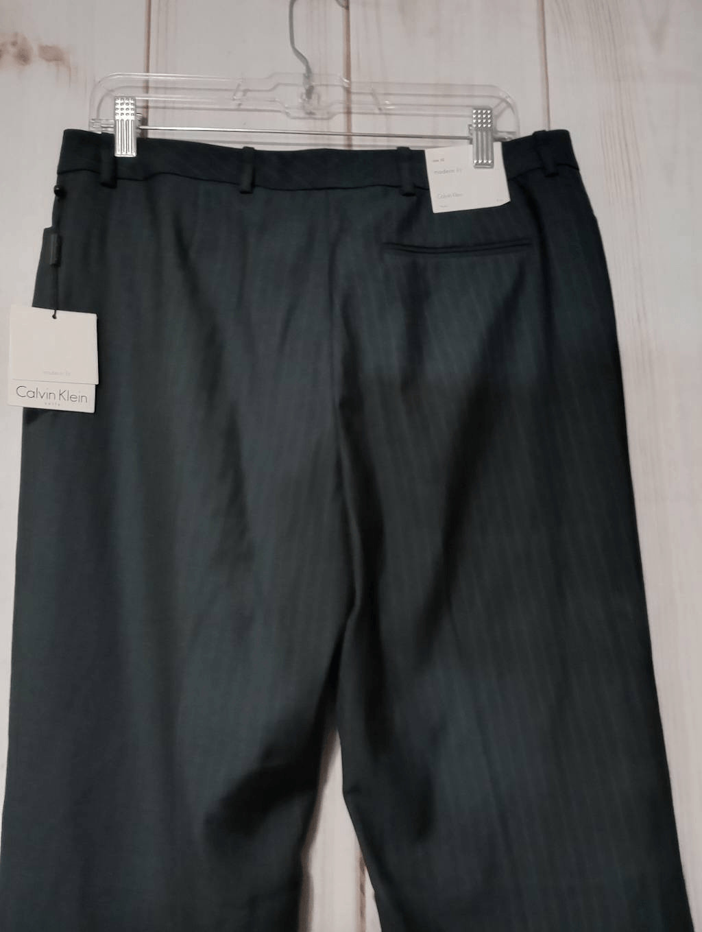 Calvin Klein Pinstripe Dress Pants Career Business Casual Trousers thumbnail 4