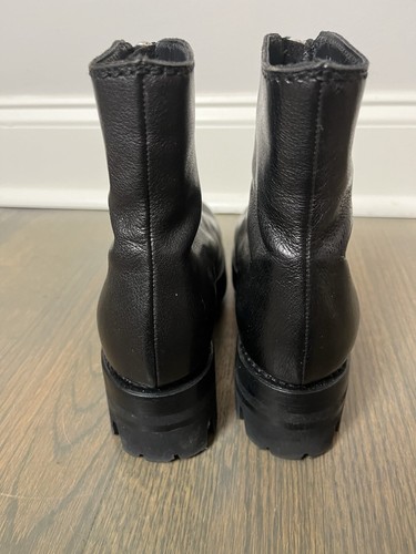Alyx Tankstiefel 36 3 schwarz Leder 1 gebrochener Reißverschluss ziehen - Bild 6 von 16