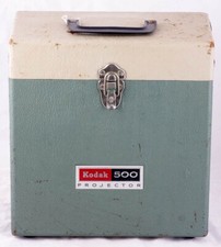 Kodak 500 Model B 35mm Slide Projector with 4 inch f/3.5 Ektanon lens in Case