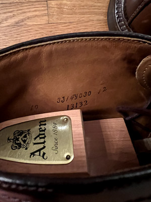 Alden Cigar Shell Cordovan