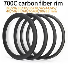 Meroca 700c Carbon Fiber Rims Road Bike Bicycle Clincher Wheel 26-83mm Disc Meroca 700c Carbon Fiber Rims Road Bike Bicycle Clincher Wheel 26-83mm Disc