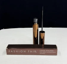 New Fashion Fair Liquid Eyeliner Black Noir 6150 0.19 oz/5g (NIB)