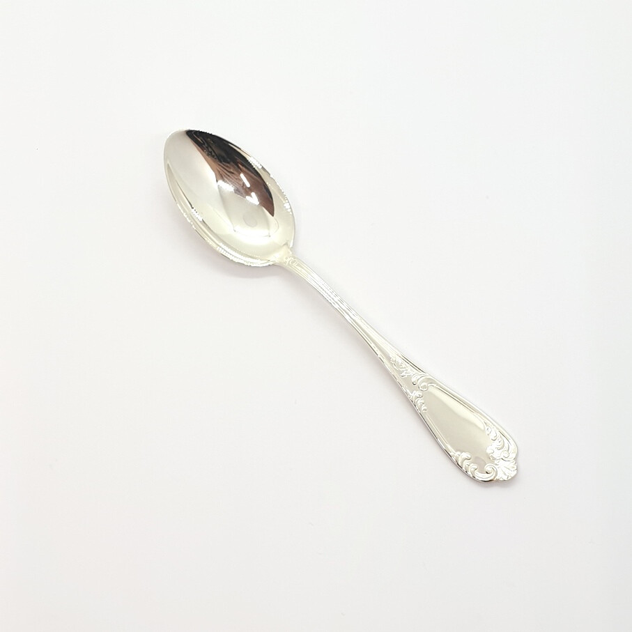 Set da 6 Cucchiaini da Caffè Medio in Argento - Greggio Argento Stile LuigiXV