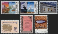 URUGUAY 2842-2843 ** NATUR, 2845 ** GEBÄUDE, 2846 ** COOPER, 2847 ** ZEITSCHRIFT