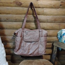 Lily Jade  Madelin  Brown Pockets Inserts 2.0 Convertible Diaper Bag Backpack