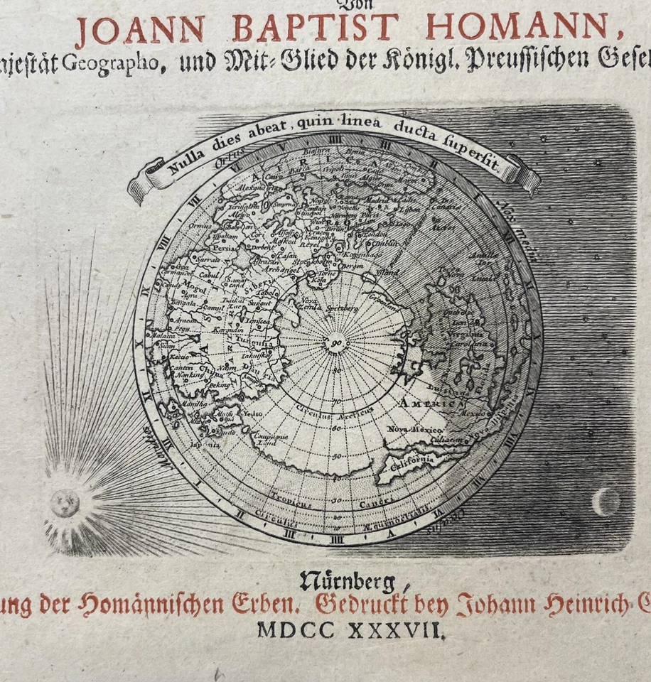 Title Page Only Of “Atlas Novus Terrarum Orbis Imperia Regna ….” 1737 By Homann - Image 4 of 4