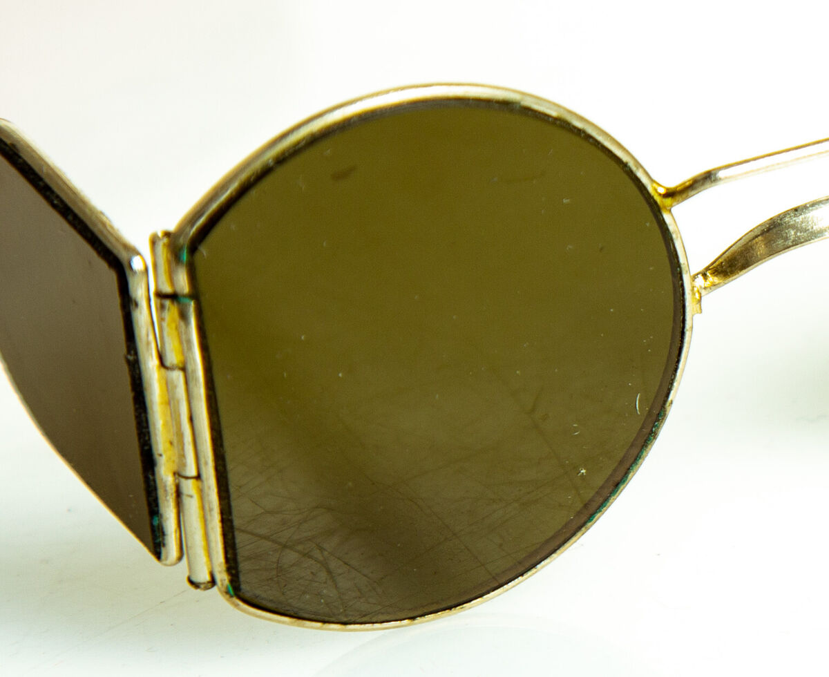 1930s New Steampunk sunglasses with side shields New Vintage 1930s New Steampunk sunglasses with side shields New Vintage