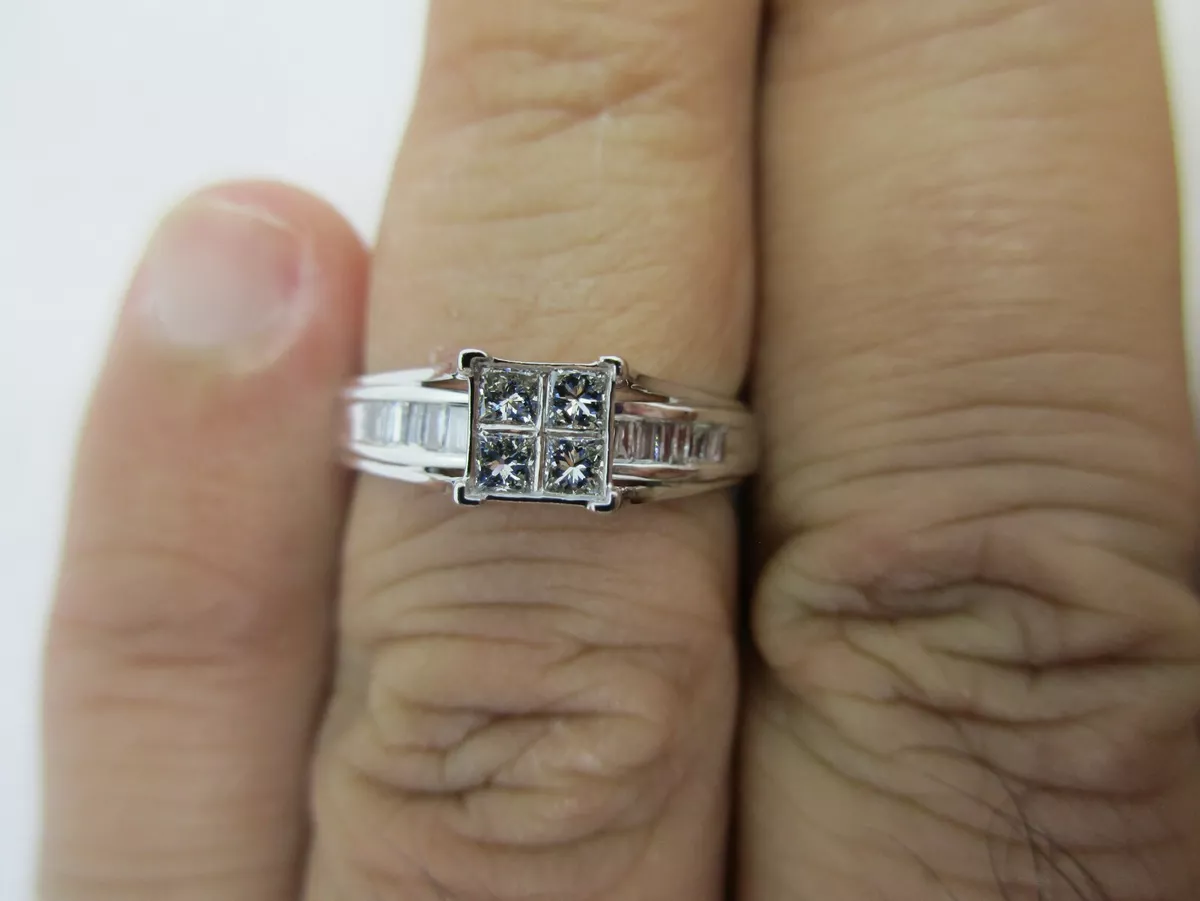10k white gold ring cheap value
