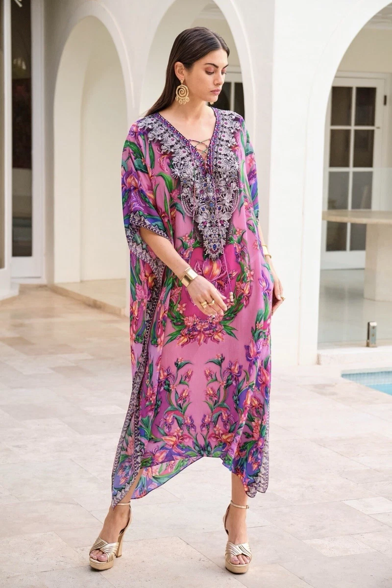 CZARINA NEW Pink Radiance Medium Kaftan ONE SIZE