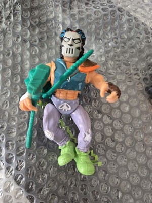100% KOMPLETTE CASEY JONES FIGUR, 1989 PLAYMATES, TEENAGE MUTANT NINJA TURTLES