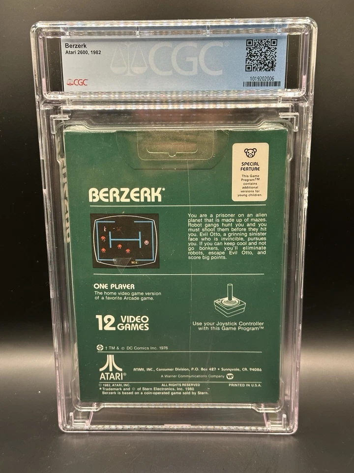 Atari 2600 - Berzerk 9.4 A+ - Very Rare High Grade - Sealed - New - CGC - Image 3 of 4