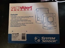 System Sensor SPSRK Speaker/Strobe, 12/24 VDC, Weatherproof, Wall- NEW IN BOX