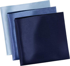 100 Real Mulberry Silk Pocket Square for Men, 11X11 Inch Solid Handkerchiefs, M