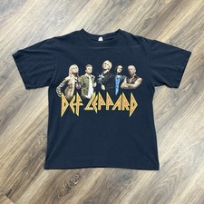 Y2K Def Leppard 2007 Tour Band T Shirt Rock N Roll Metal Size M