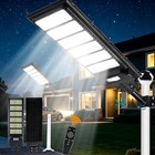 9000W Commercial Solar Street Lights Outdoor Dusk to Dawn Super Bright Aluminium