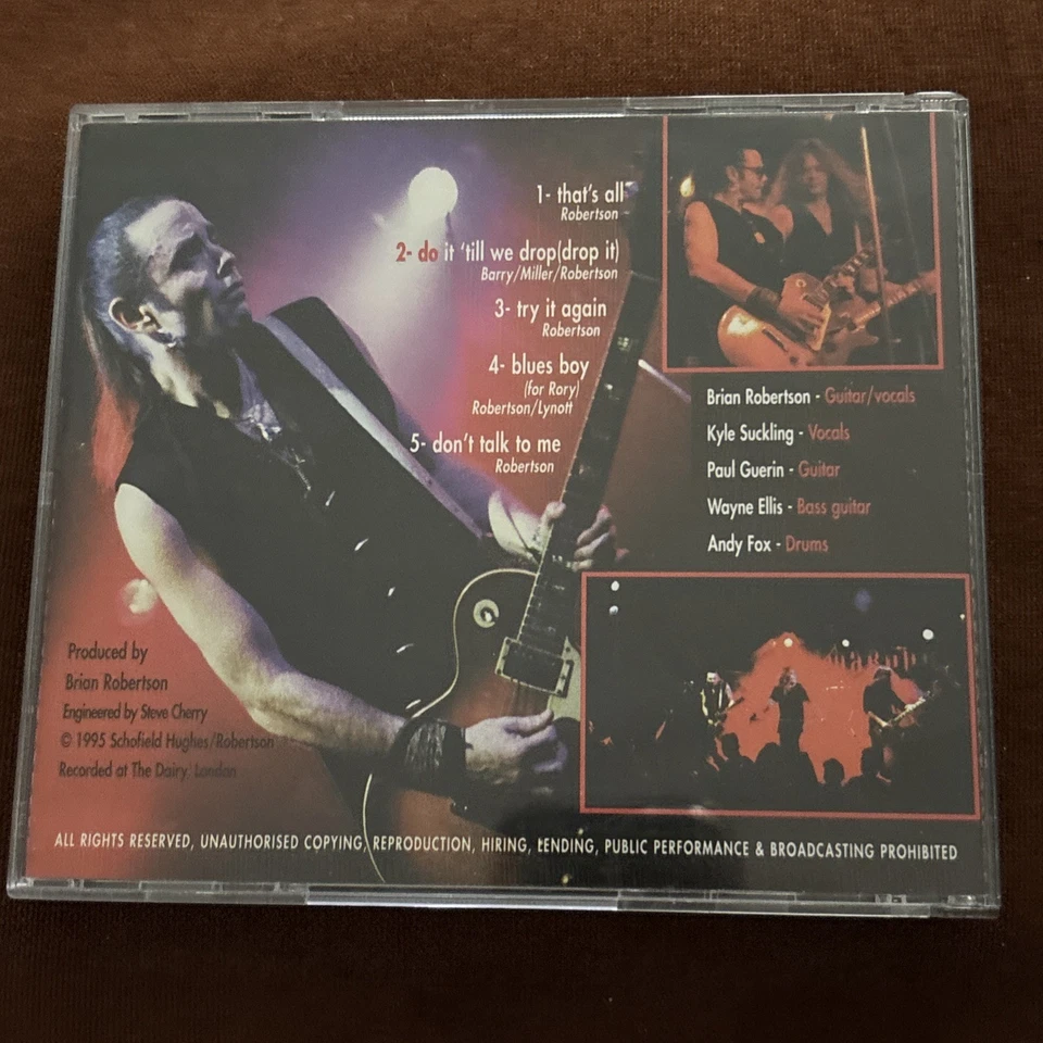 BRIAN ROBERTSON / THE CLAN - That's All - CD Album - 1995 - EX THIN LIZZY — 第 2/4 张图片