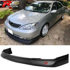 Fits 02-03 Toyota Camry Sedan Vip Style Front Bumper Lip Splitter Unpainted Pu
