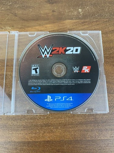 WWE W2K20 (Sony PlayStation 4 PS4, 2019) Wrestling Sports *GAME DISC ONLY*