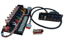Universal Fuse Box Relay Panel Switch Panel Kit For Street Race Cars Hot Rods
