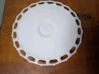 Vintage Milk Glass Cake Stand – 9.5 Inches Pedestal Plate