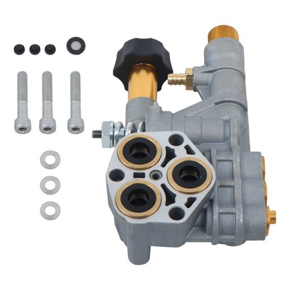 #ad #ad Sliver Pressure Washer Pump Manifold Kit 7108366 With Mounting Bolt Washer Pump $135.99