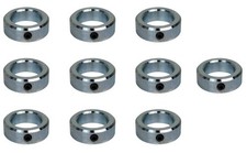 Jeremywell 2" Bore Solid Zinc Set Screw Shaft Collar OD 3" Width 7/8" 10 PCS