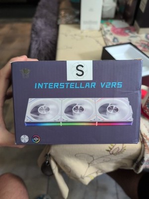 Jungle Leopard INTERSTELLAR V2RS Computer Cooling Fans White - Asus Aura RGB