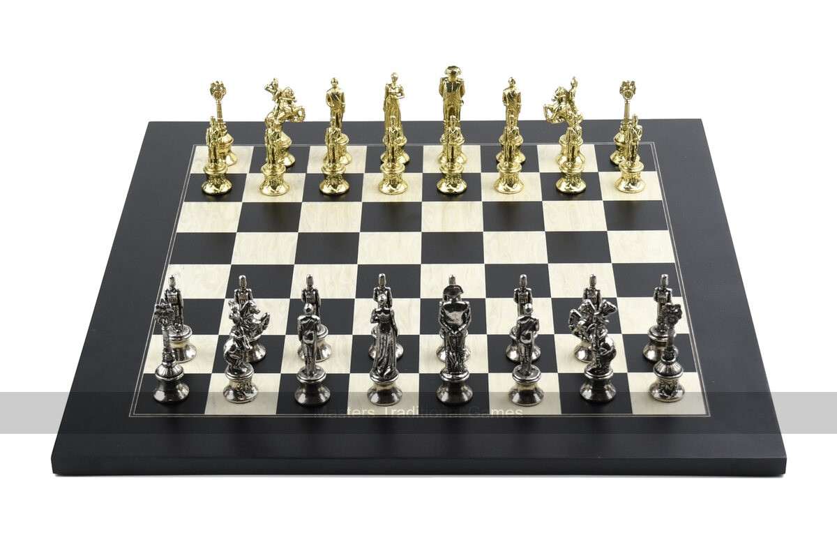 Italfama Napoleon Metal Chess Set - Board not included (UK)