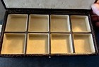 Drexel Heritage Alligator Leather & Suede Jewelry Box Compartment Organizer — photo 4