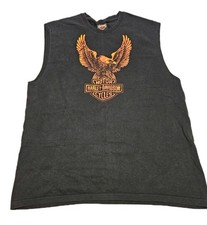 Harley Davidson Williamsport Pennsylvania Black Muscle Tanktop Size XL