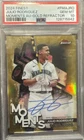 2024 Finest Moments Autographs Gold Refractor Julio Rodriguez Auto /50 PSA 10