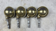 4 Shepherd Brass Ball Casters