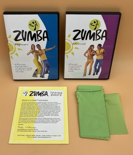 Zumba 2 DVD Box Set 2002 plus Toning Band. DVDs für Anfänger & Fortgeschrittene - Bild 4 von 4