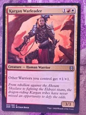 Kargan Warleader 224 Uncommon Zendikar Rising Magic: The Gathering MP