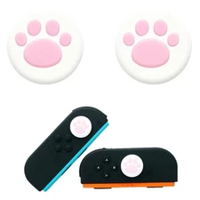 2 Paw Grip Caps for Switch 2 Analog Stick Covers Joy-Con Stick Covers (Scarlet)