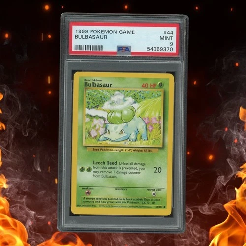 Pokemon Game BULBASAUR 44/102 PSA 9