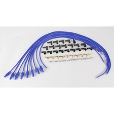 Taylor 70654 8mm Spark Plug Wires Straight Boot Wire Core Blue
