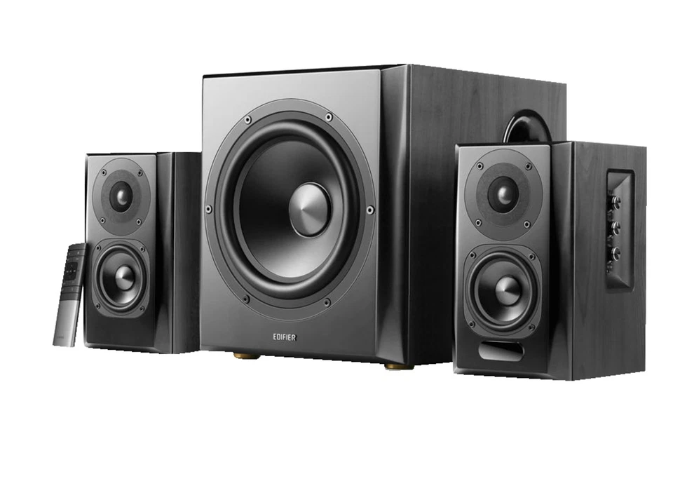 EDIFIER S351DB 2.1 Home-Entertainment-System (PC-Lautsprecher, Schwarz