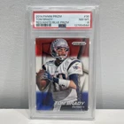 2014 Panini Prizm RED, WHITE & BLUE Prizm TOM BRADY #36 PSA 8 NM-MT, 7-TIME SB