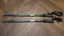 REI KOMPERDELL Traverse Aluminum Shock Light Trekking Poles 45"Long Made Austria
