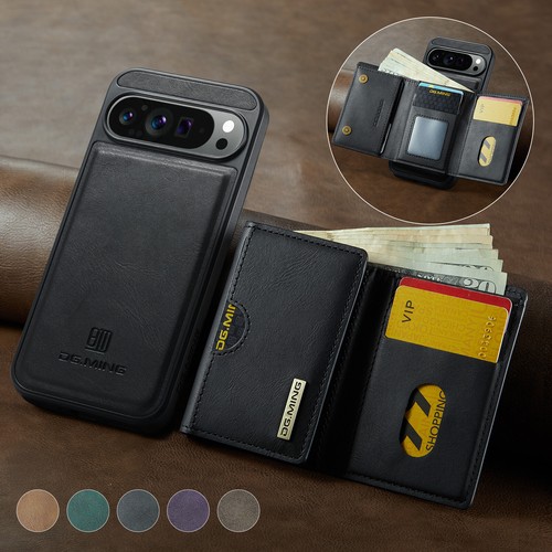 2 in 1 Removable Wallet Stand PU Leather Case For Google Pixel 9 Pro XL/8 Pro - 第 9/72 張圖片