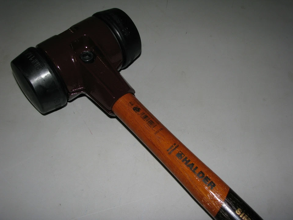 Simplex Schonhammer ø 80 schwarz Gummikomposition Gummi-Hammer Galabau Pflaster - Bild 3 von 4