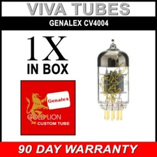 New Gain Tested Genalex Gold Lion CV4004 Short Plate 12AX7 Vacuum Tube (Russia)