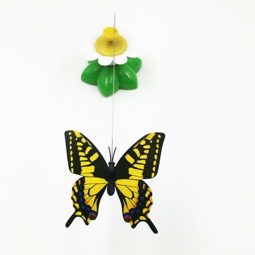 Pet Cat Puppy Electric Toys Teaser Interactive Cats Rotating Butterfly Funny Toy - Picture 5 of 5