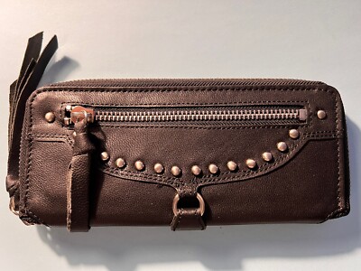 Echt Leder Geldbörse Brieftasche Kartenetui Schwarz Zara