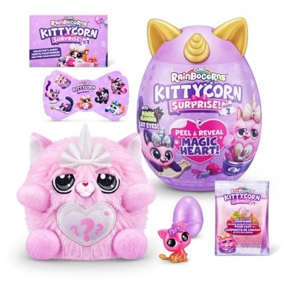 Rainbocorns Kittycorn Surprise Series 7, Chinchilla Cat - Peluche à Collectionne